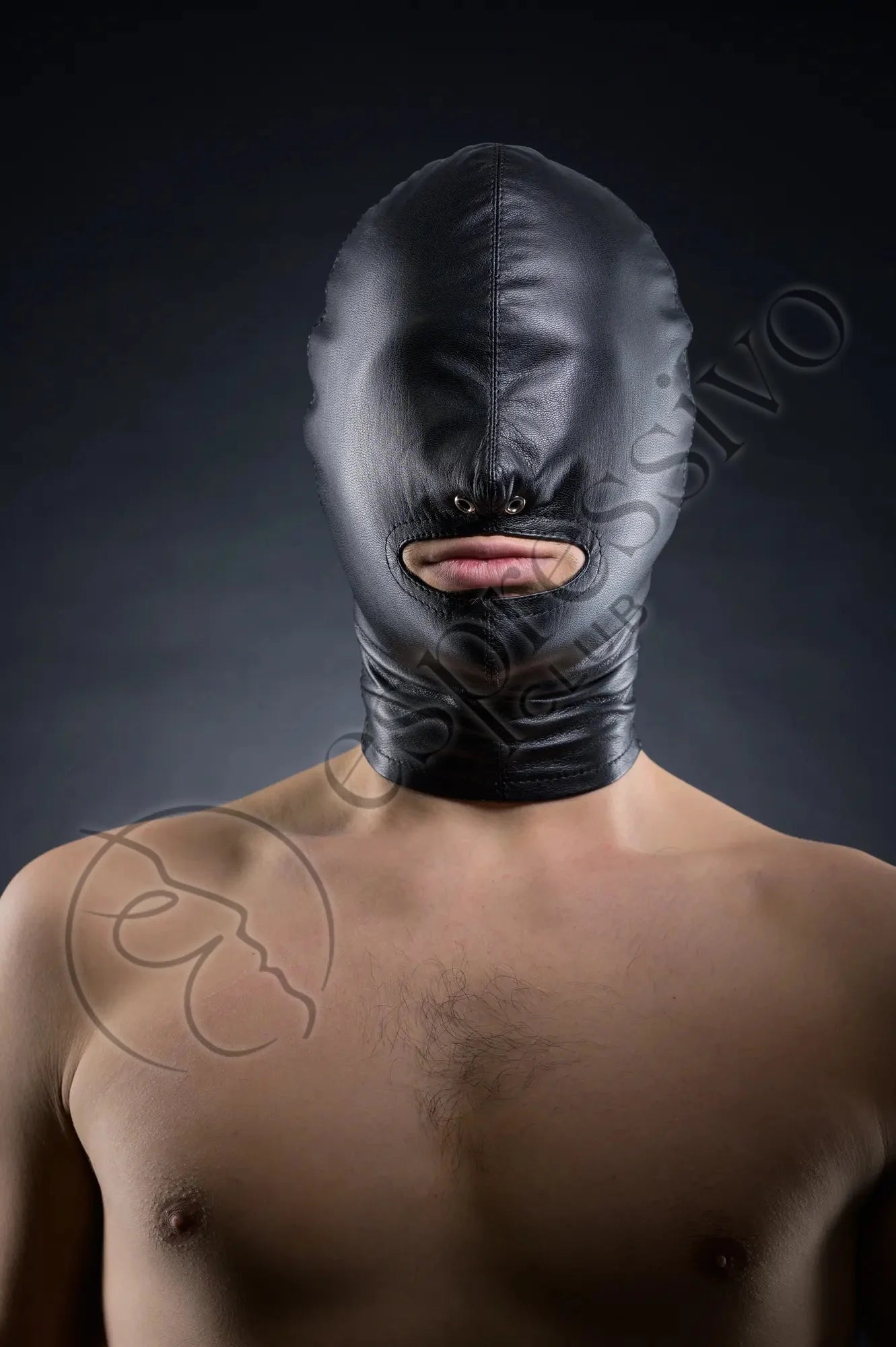 Open mouth cocksucker real leather hood for extreme bondage sex –  EspressivoClub