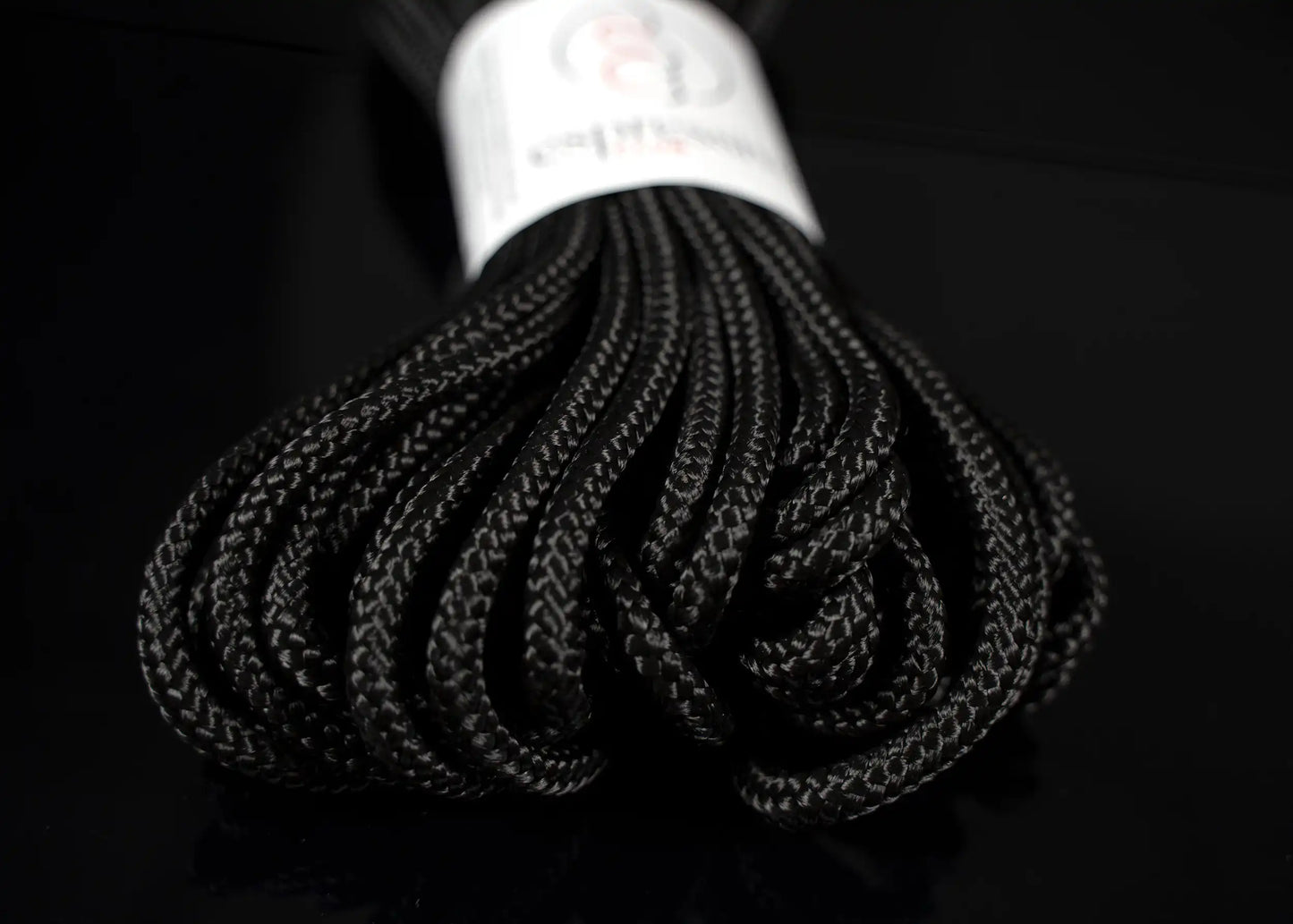 Corde de bondage pour BDSM, Kinbaku, Shibari de couleur noire - ø 7 mm / longueur 20 m