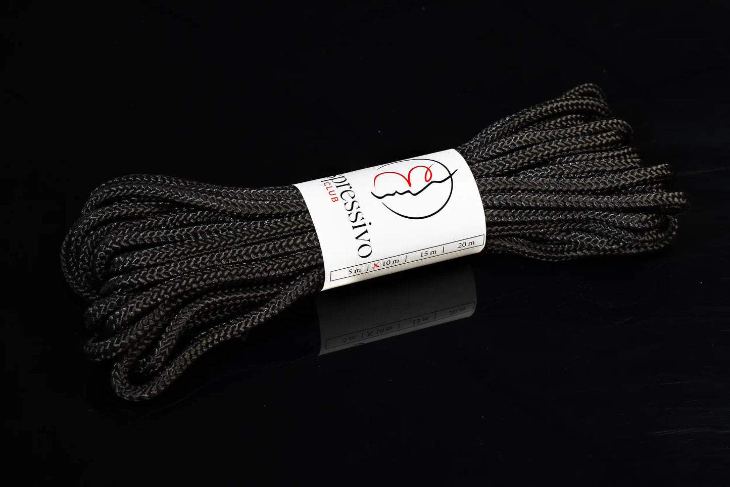 Corde de bondage pour BDSM, Kinbaku, Shibari de couleur noire - ø 7 mm / longueur 10 m