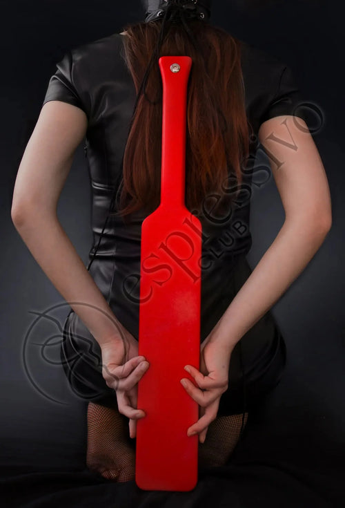 Red BDSM Paddle - Spanking tool
