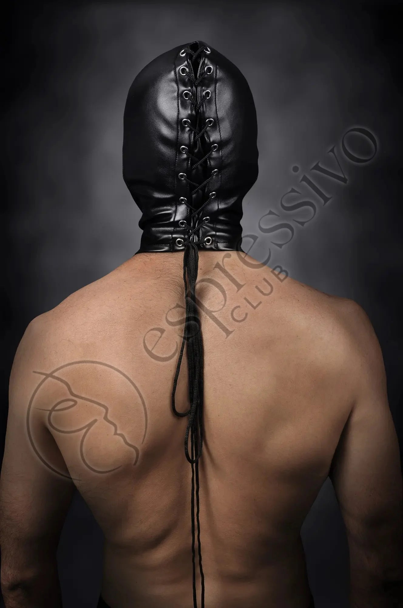 Open Mouth Cocksucker Hood for Extreme Bondage